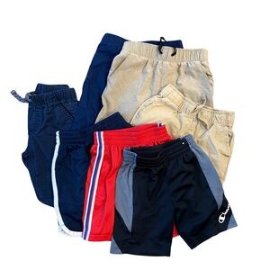 Boys Clothing Set – 7 Pieces Shorts & Jogger Pants, Size 5/6, Good to Like New